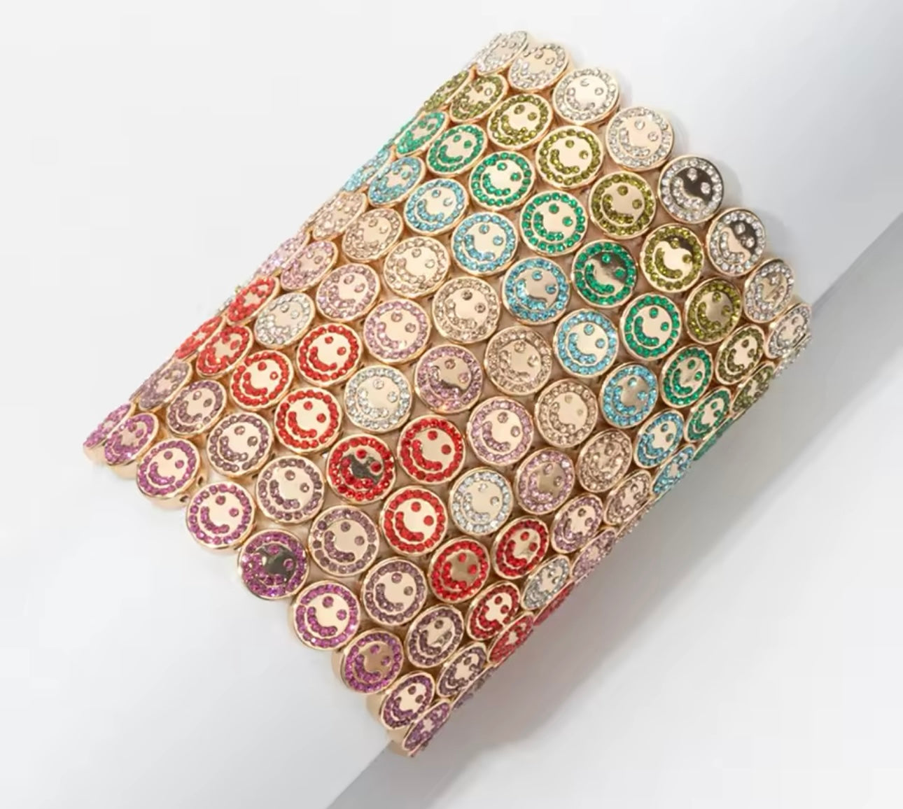 Happy crystal bangle