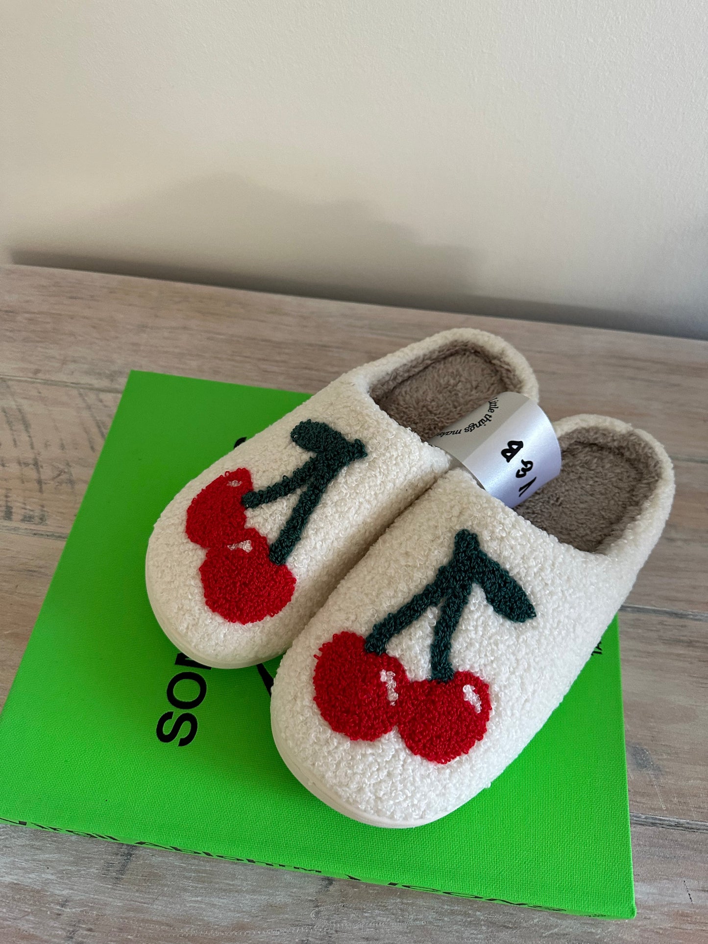 Cherry Slippers