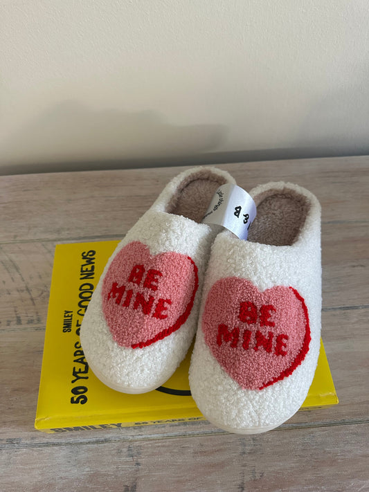 Be Mine Heart Slippers