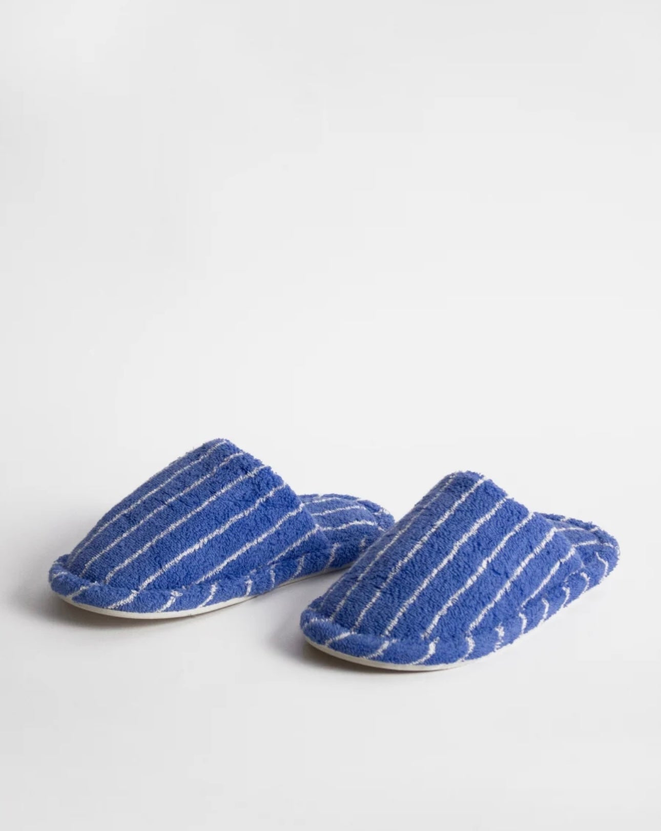 Stripe Towelling Slippers