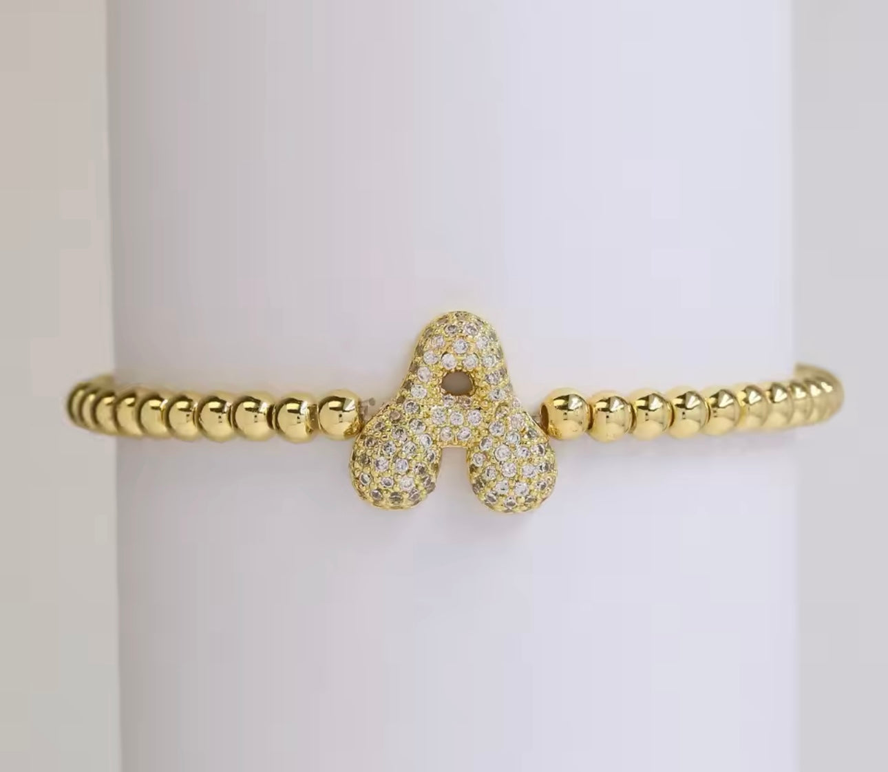 Jumbo Initial Bracelet