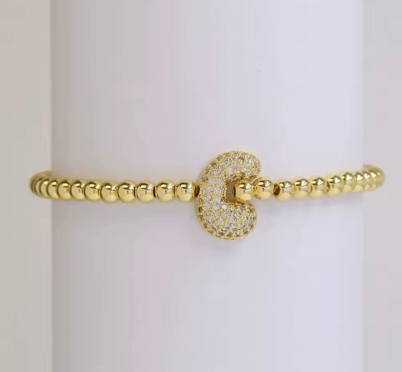 Jumbo Initial Bracelet