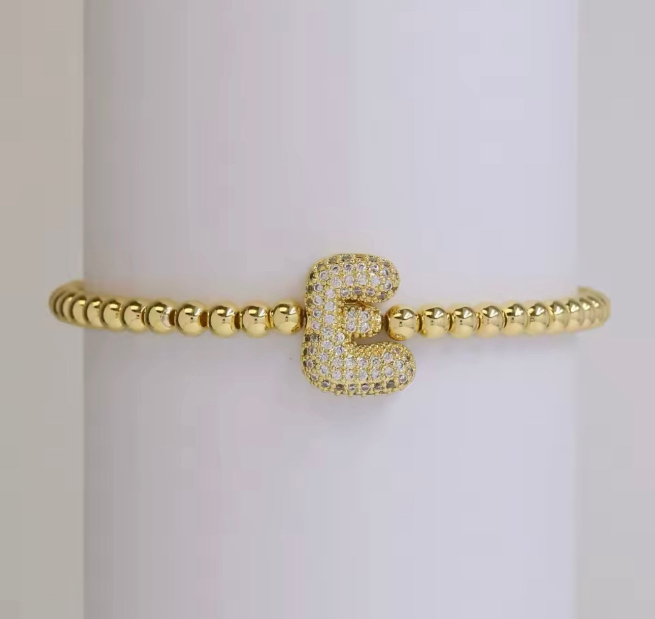 Jumbo Initial Bracelet