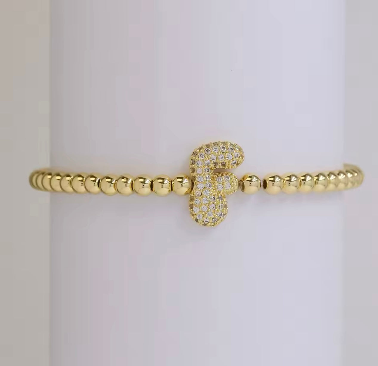 Jumbo Initial Bracelet