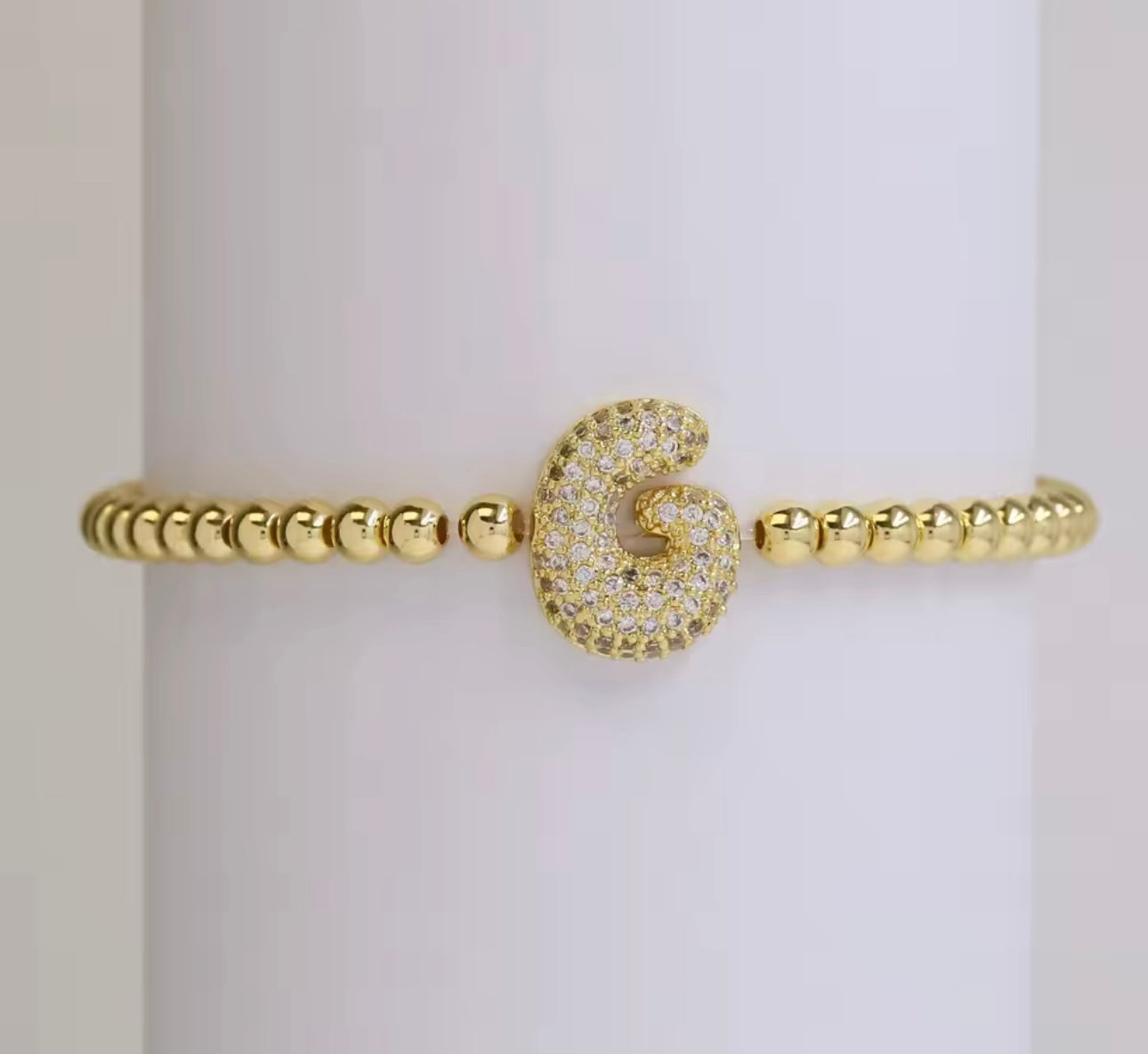 Jumbo Initial Bracelet