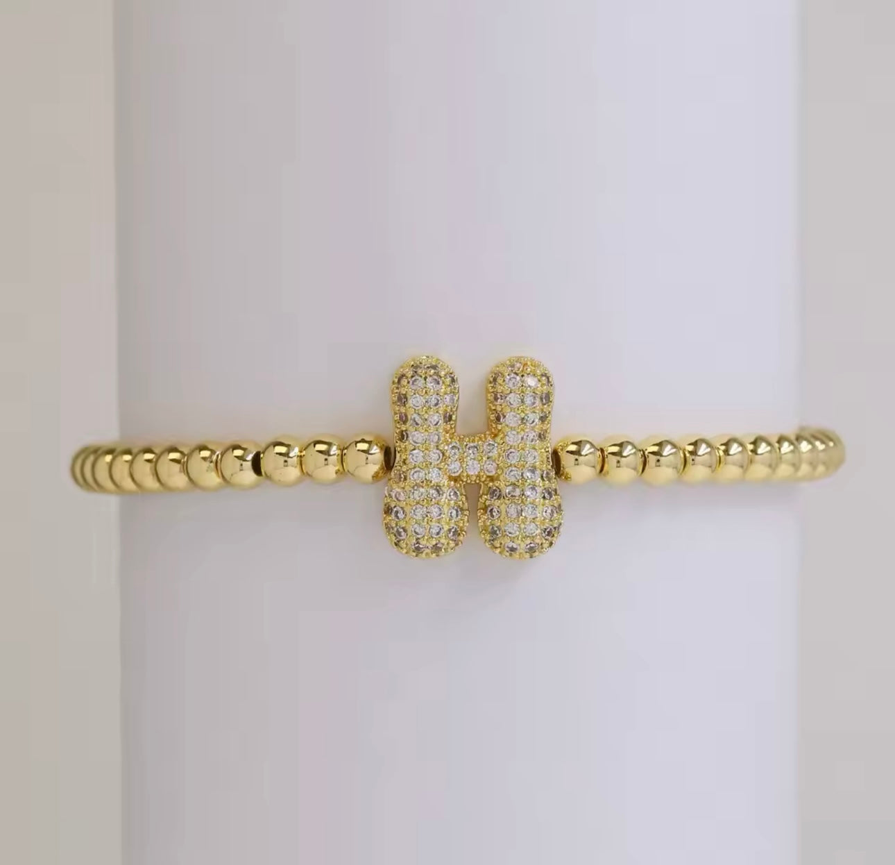 Jumbo Initial Bracelet