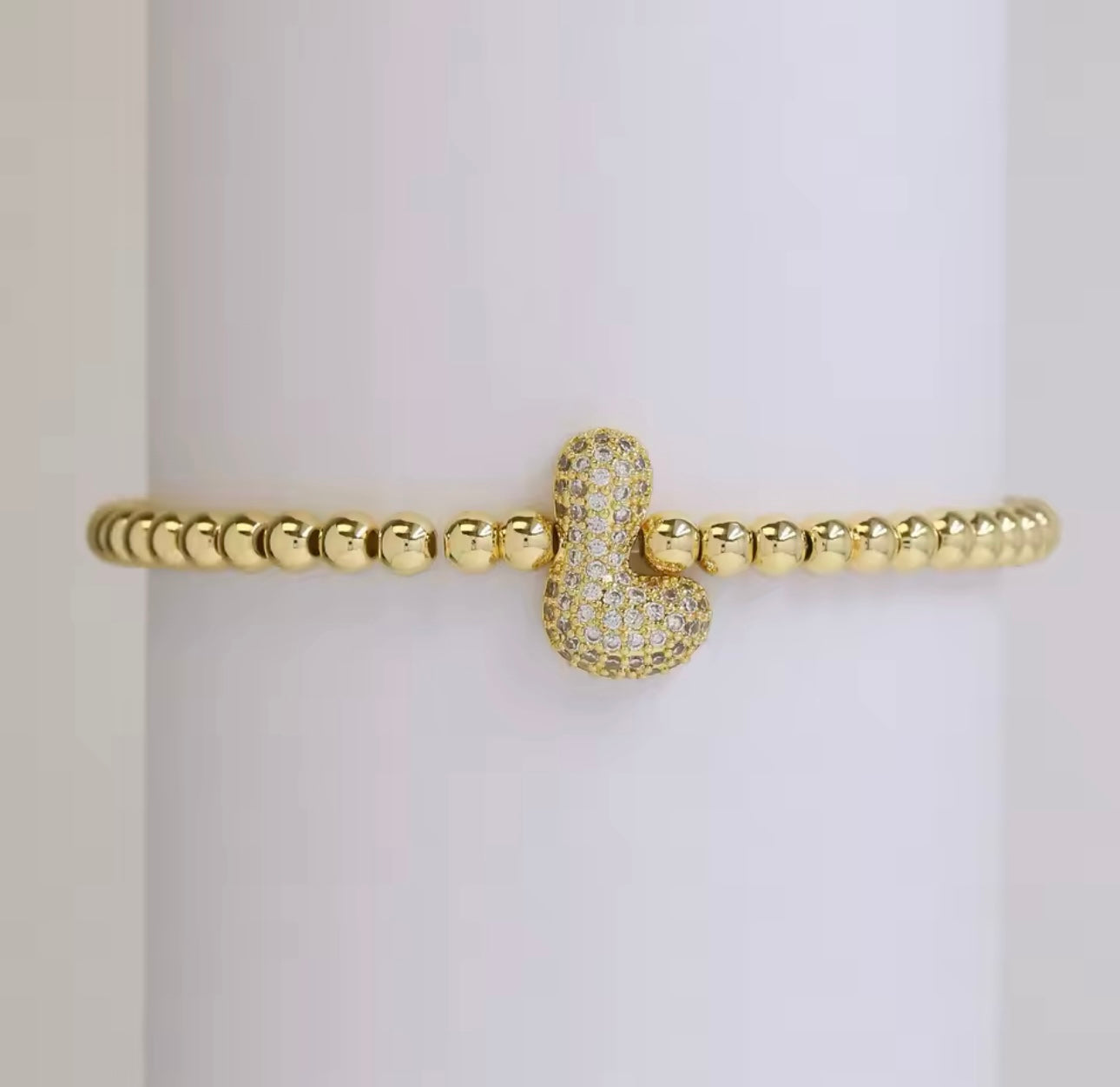 Jumbo Initial Bracelet