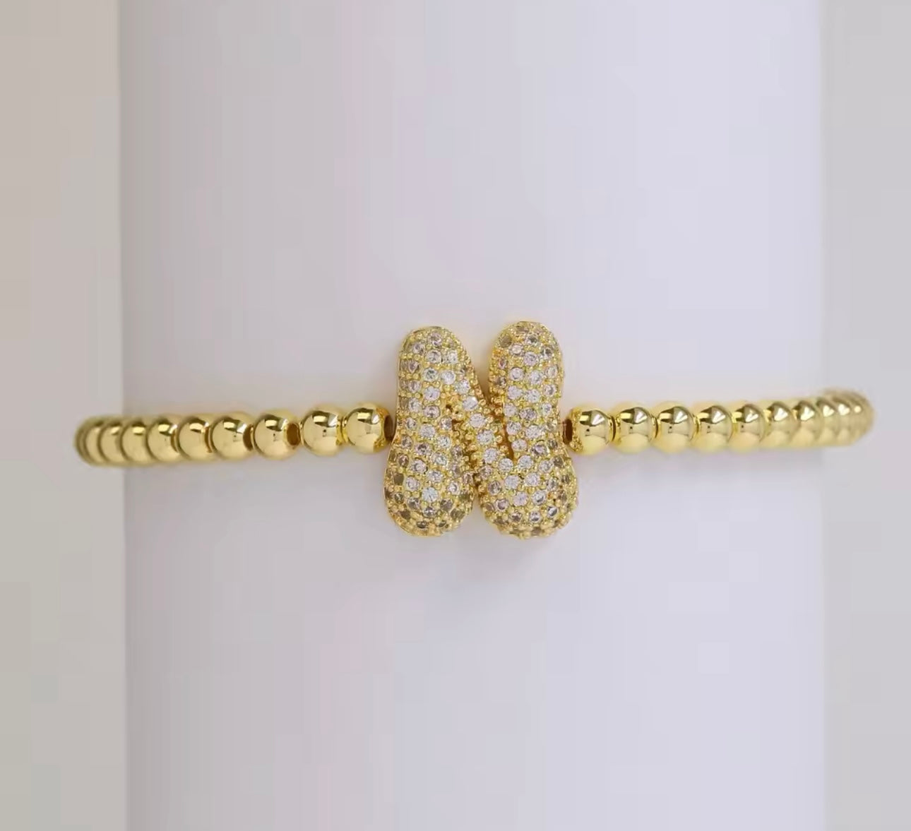 Jumbo Initial Bracelet