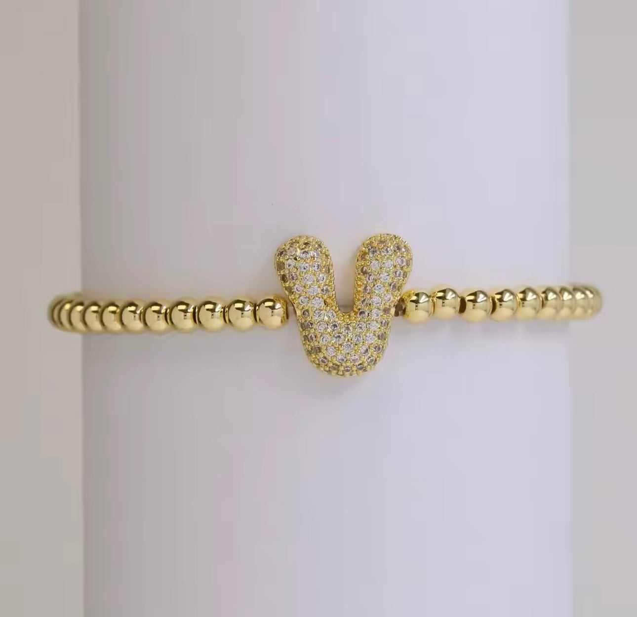 Jumbo Initial Bracelet