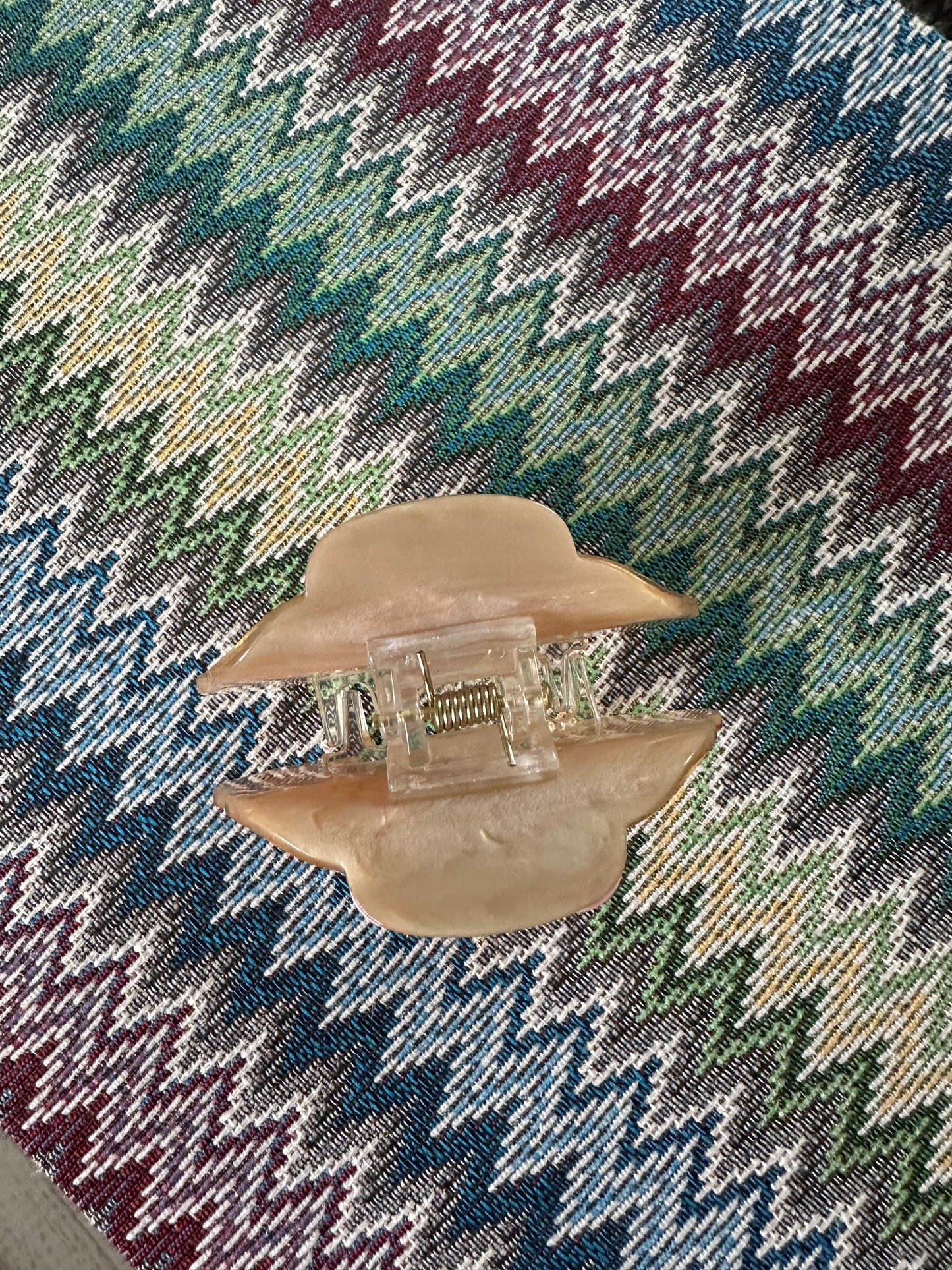 Croissant Bow Claw Clip