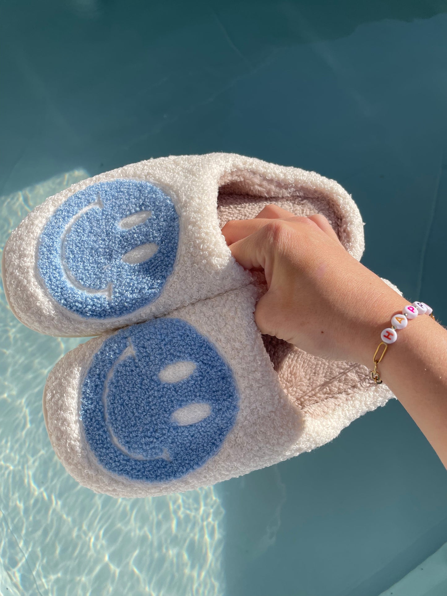 Smiley bleu Slipper