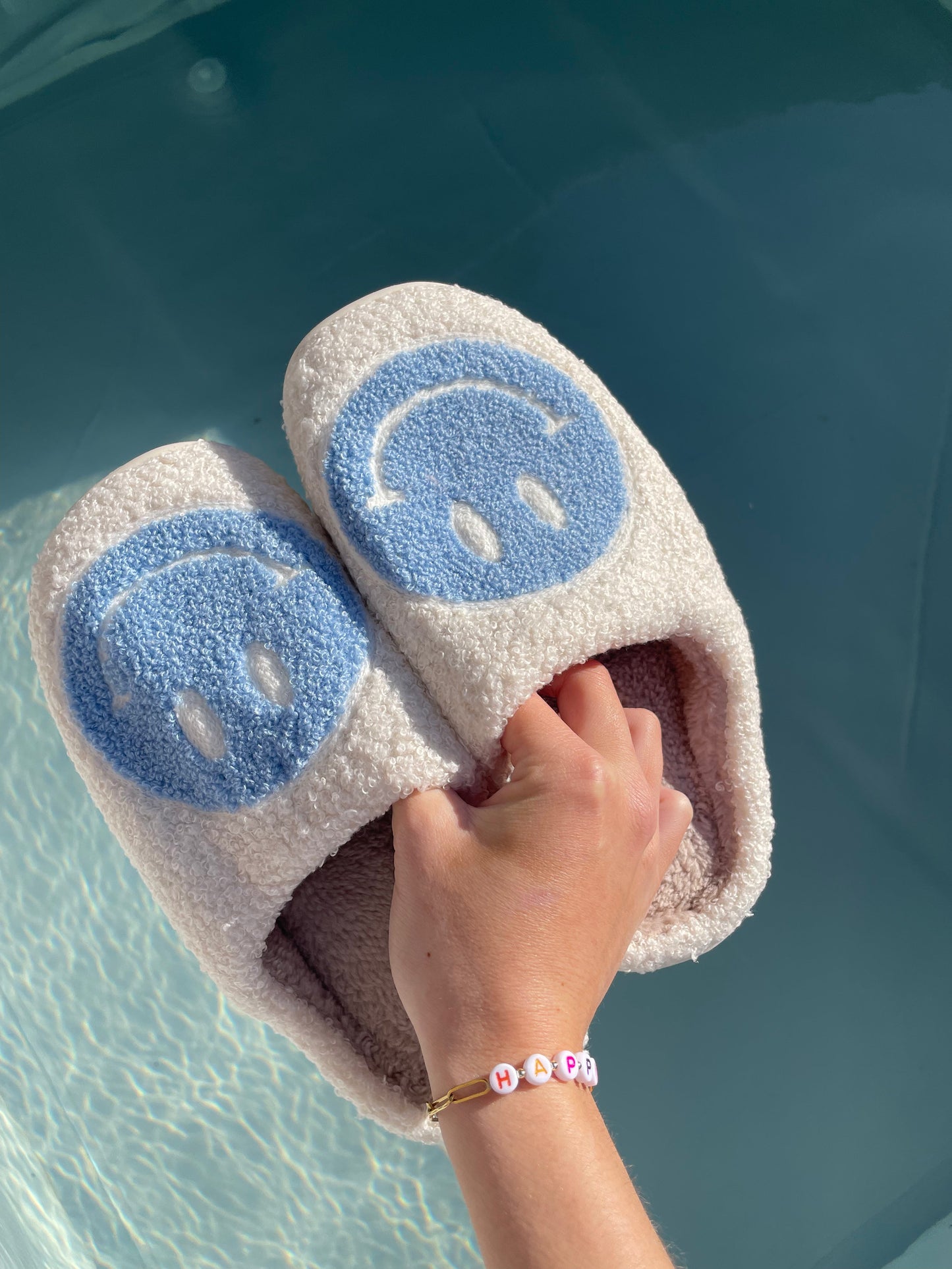 Smiley bleu Slipper