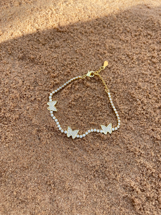 Butterfly Tennis Bracelet