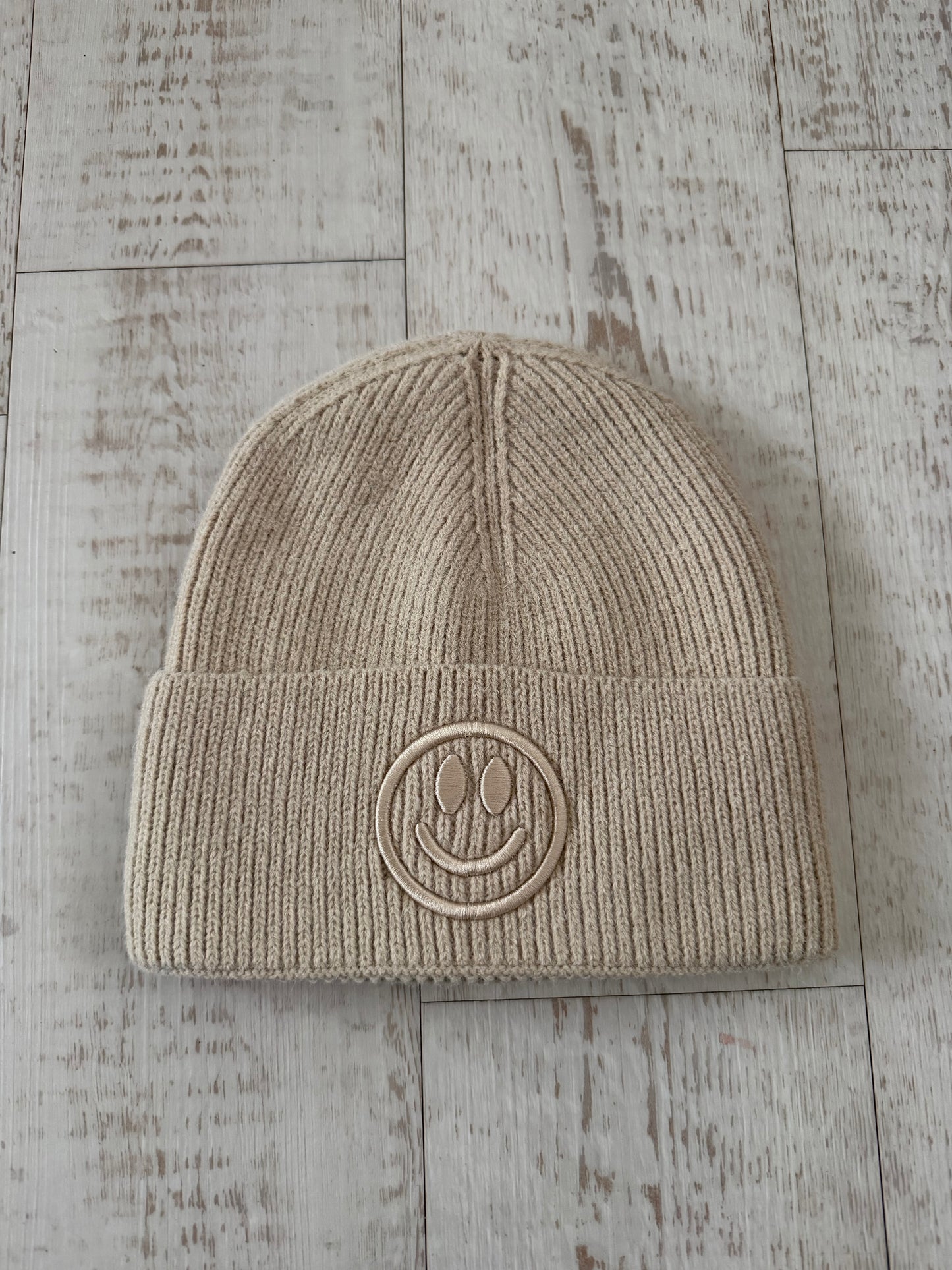 Smiley Knitted Beanie