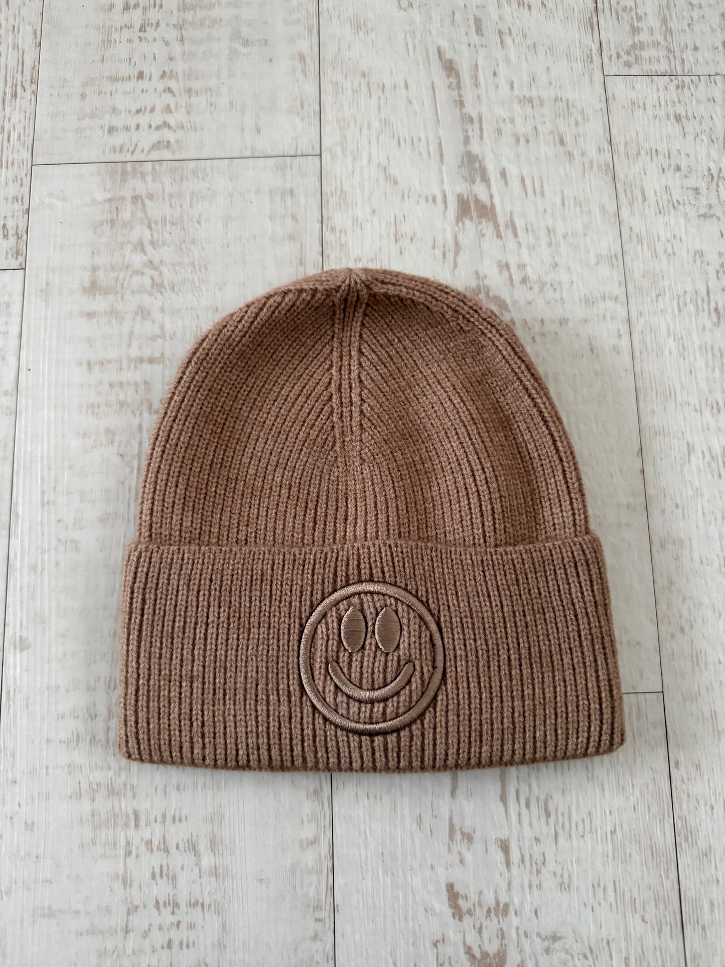 Smiley Knitted Beanie