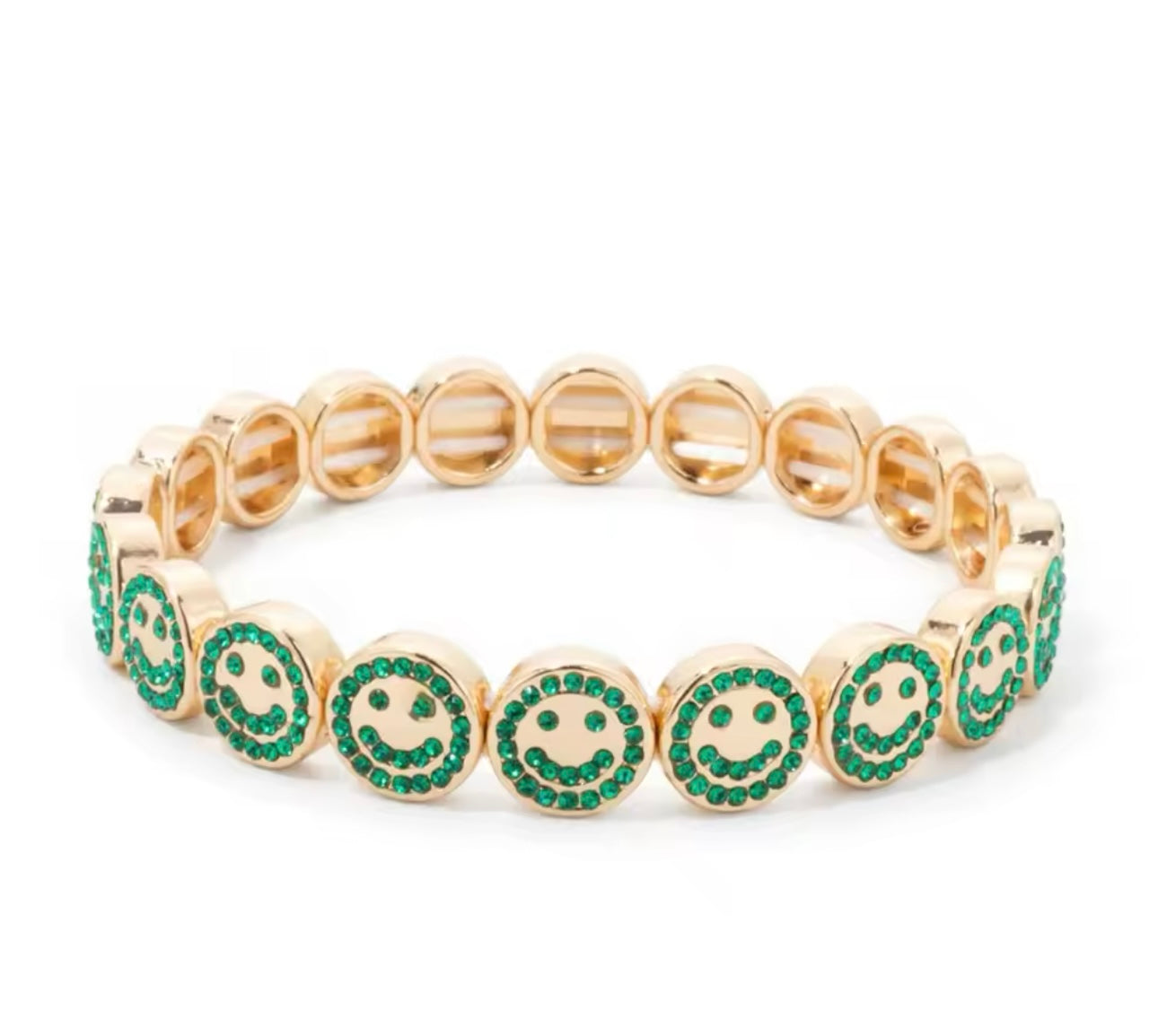 Happy crystal bangle